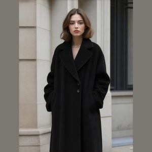 Fleurette Cashmere Dress Coat, Size M